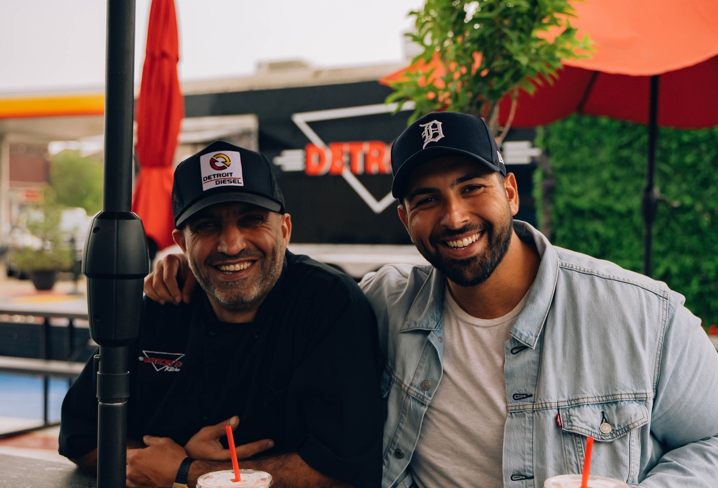 Mike and Ahmad Nassar at Detroit 75 Kitchen on Fort Street