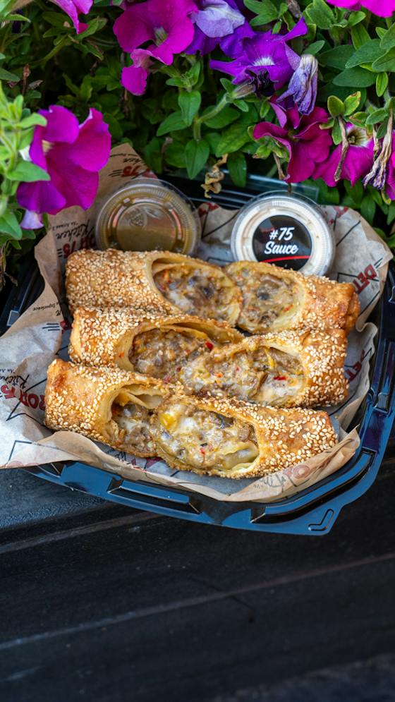Cheesesteak Egg Rolls