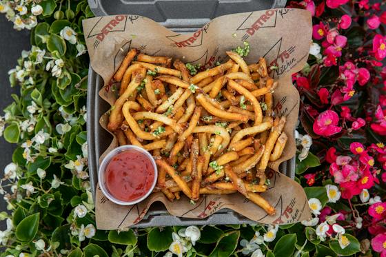 Garlic Cilantro Fries