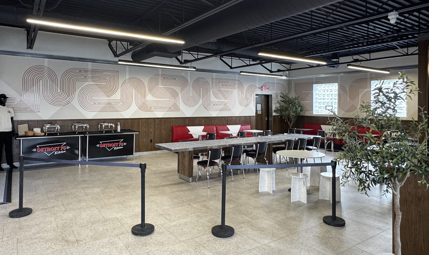 The private dining room at Detroit 75 Kitchen Madison Heights